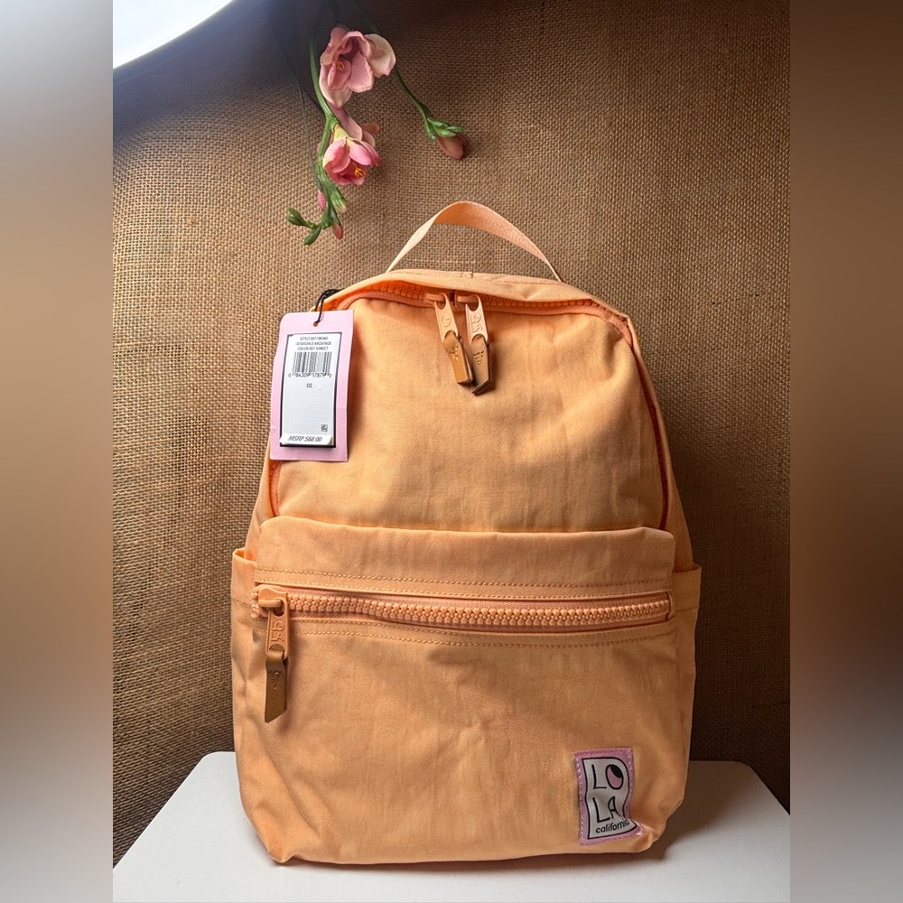 LOLA Kids Peach Mini Backpack